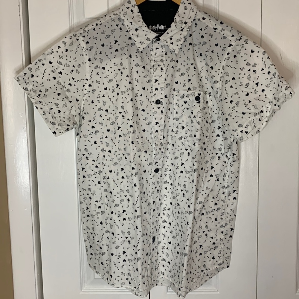 Harry Potter Short Sleeve Button down